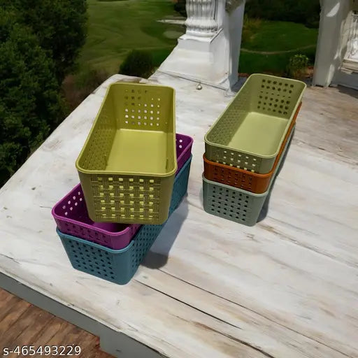 Pack of 6 | Bathroom Organiser | Desk Organizers for Staitionary Jwellery Tool Cabinet for Bedroom or Washroom Kitchen Office 023