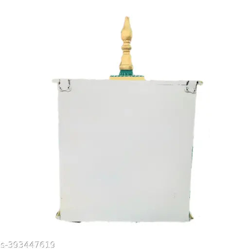 Puja Mandir White & Gold Color
