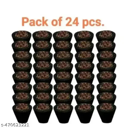 24 sambrani dhoop cups lobhan Guggul havan samagri puja