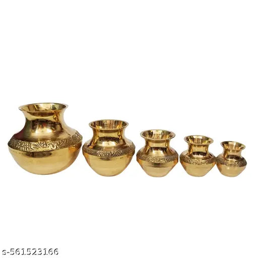 Brass Kuber Pot | kubera panai Brass