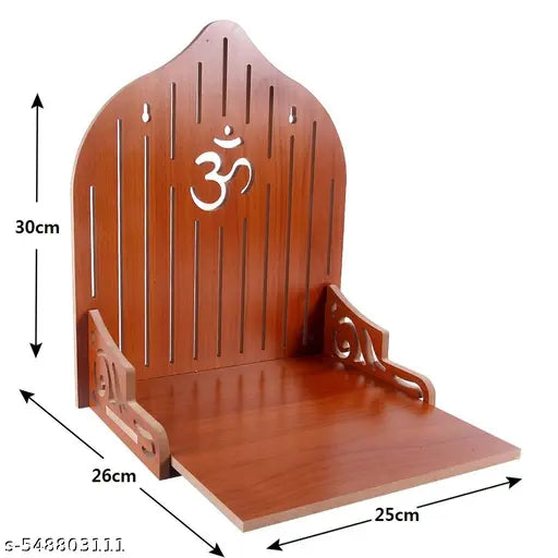 Handcrafted wooden home decorative temple
