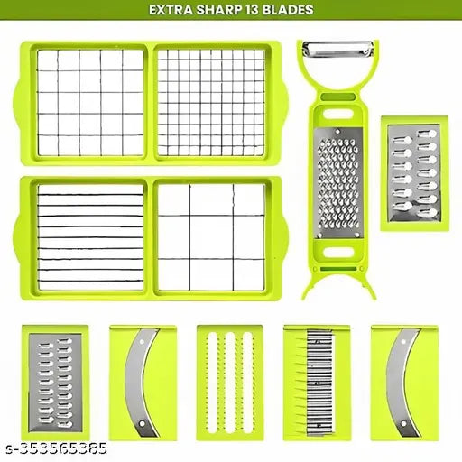 Kitch Queen Tradlink 12 in 1 Vegetable Chopper , Nicer Dicer, Slicer, Cutter, Chopper