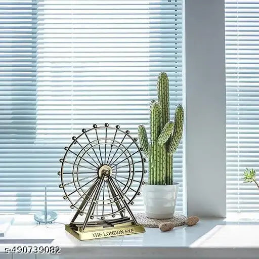 1 Pcs World Famous Building London Eye Antique Vintage Statue for Gifting Valentine Gifts,Office Desk,Decorative Showpeice for Home Decor,Wedding,Table Stand,Living Room(9.5 cm)