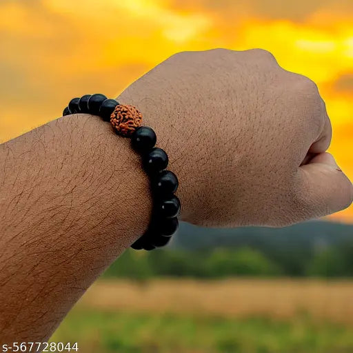 BRIJ HAAT 1pc Rudraksha Bracelet for man and woman
