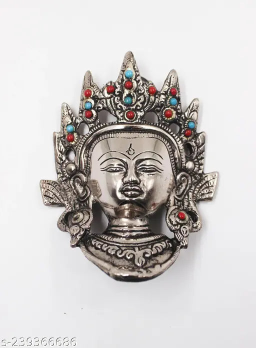 White Tara, Buddha Wall Decorative Mask - Tibetan Buddhist Sculpture - Lady Face Buddha for Serenity and Peace for Home Decor as Vastu/Feng Shui Remedy for Home/Office.