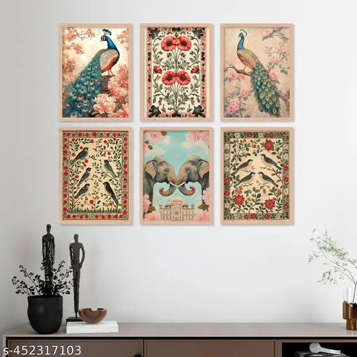 Madhubani Pichwai Wall Painting For living Room Bedroom Decoration