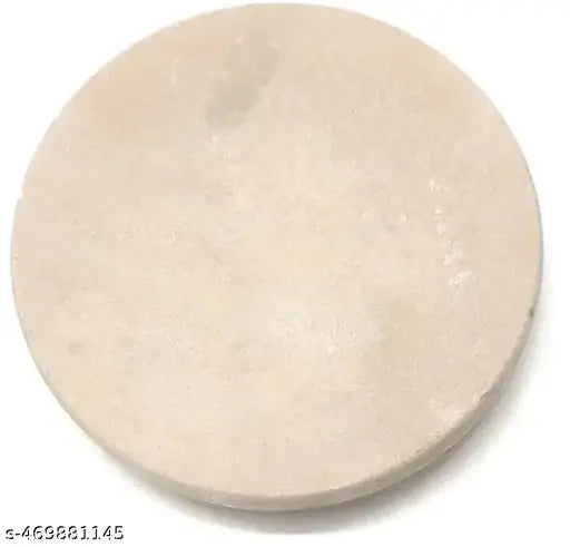 Red Rajasthan Stone Chakla for Chandan Rubbing with Original White chandan