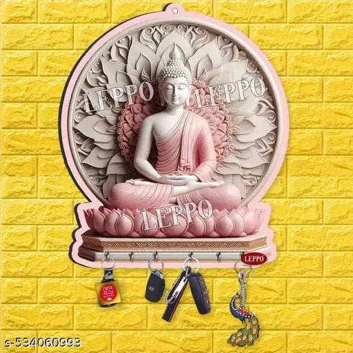 LEPPO Beautiful Buddha Key Holder for wall decor Key stand key hanger (MS_07)