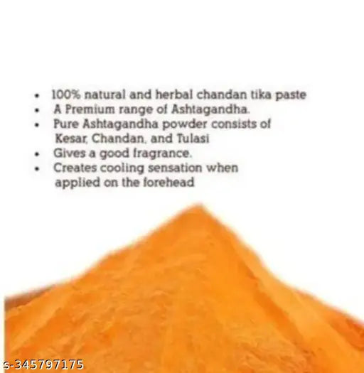 Kashi Pure Astagandha Yellow Powder Chandan Tika (pack of   500 g )