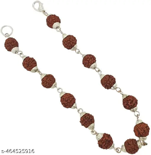 Rudraksha Bracelet Silver Plated SQZ277