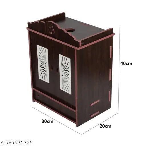 Handcrafted wooden home decorative temple