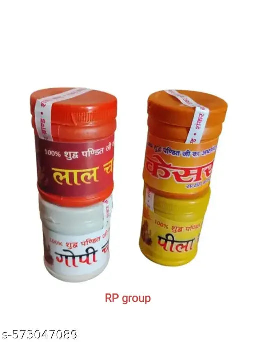 Aanshi chandan teeka pack of Four