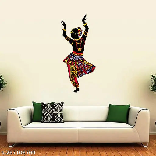 god & god's New Modern Art & Trendy Wall Stickers for Home Decoration, Living Room, Bedroom Size Large