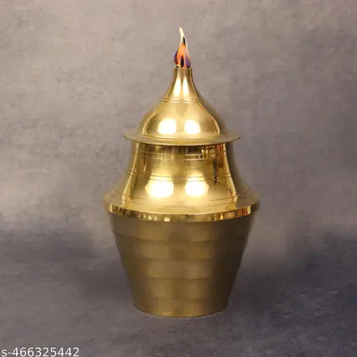 Putrika Traditional Handcrafted Brass Kumba Aarti | Poorna kumbam Aarthi | kumba Deepam |Kumbha lamp – kudam Diya