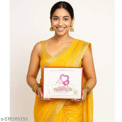 Party Box Ganesh Chatturthi Balloon Decoration (Ganpati Murti Not Included)