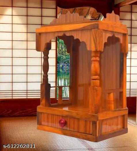small wooden temple