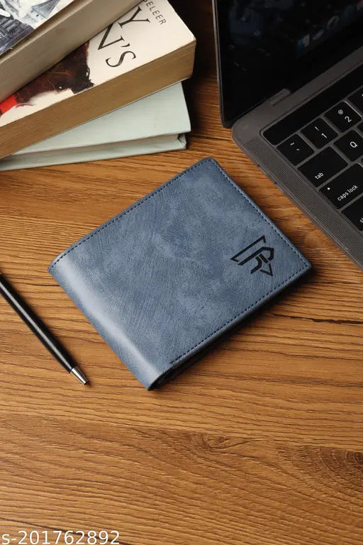 Craft Line Attractive Sky Blue Wallet two fold Wallets For Men