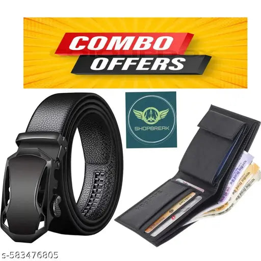 Casual Belt & Wallet combo For Men