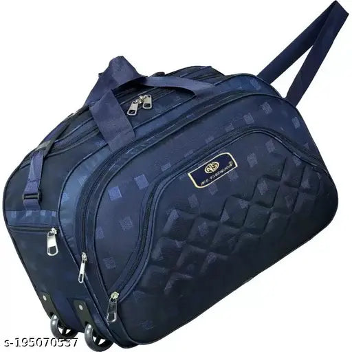 Medium Lightweight Durable Duffel Overnight Travel Bags NS FASHION  eB Small Travel Bag (Blu)