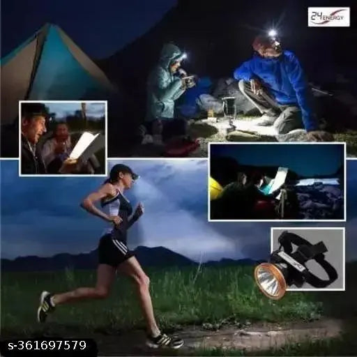 Led HeadLamp/Head Light for Cycling, Industrial & Mechanical Works LED Headlamp (Multicolor)