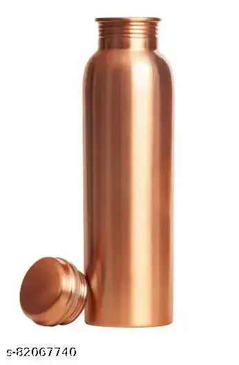 Copper + 100% pure copper bottle  copper water bottle plain copper bottle water bottle 950 ml Bottle|