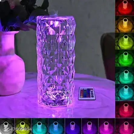 ''Sparkplug Rose Crystall Night Light Table lamp multicolor pack of 01