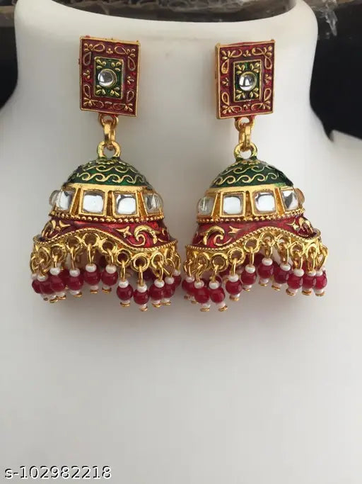Jhumka Earrings For Women girls Traditional Temple Jewellery for woman