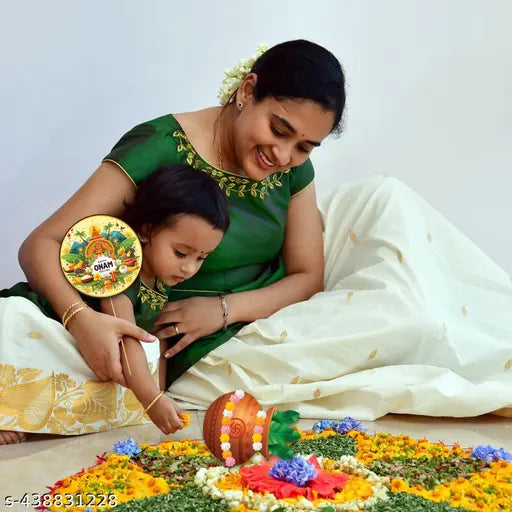 15 Pcs Happy Onam Photobooth Props, Props For Onam Decoration, Onam Decoration Item