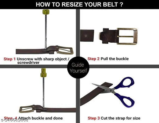 BUFF HIDE Genuine Leather Belt & Wallets Combo Gift Set for Men - Adjustable Waistband up to 48 TO 52 Inches Belt for Jeans & Dress Pants - 1.5" Width - Zinc Casted Buckle - Formal & Casual Wear - Branded Mens Belt