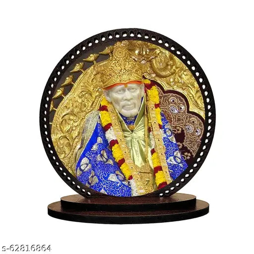 Beautiful Sai Baba Car Dashboard Idol | Best Trending Car Decor Idol for Positive Vibes Dashboard Figurines & Idols