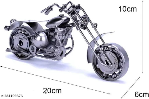 HANDMADE HUB/Iron Bike/Handcrafted Welding Motorcycle/Vintage Decoration Desktop/Table Top Showpiece For Home & Office Decor/Antique Gifting Ornaments.