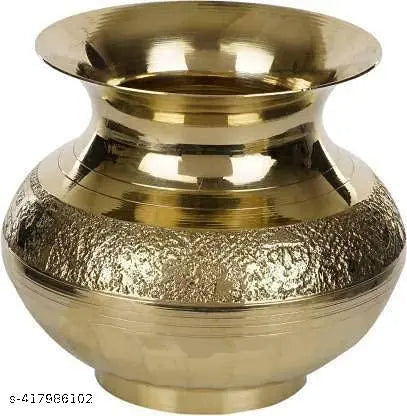 A&S VENTURE | BRASS OM PLATE Gift Purpose Good For Home Sprituality and Brass Lota Kalash/Pooja Lota/Pitcher Brass Kalash Brass Kalash lota With  for Home