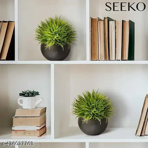 KAAF New Artificial Flowers | Multi flower with Black Colors |Perfect for Home, Bedroom, Bathroom, Balcony, Living Room, Weddings, Decorative Plants, Mini Artificial Plants Indoor for Home Farmhouse  and Crafting | (pack of 6)