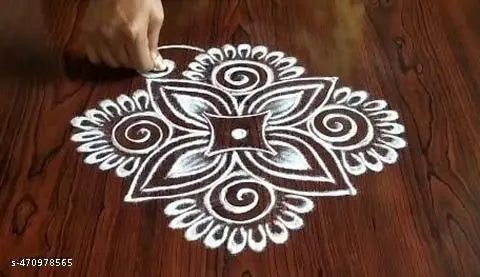 WHITE RANGOLI 1 KG