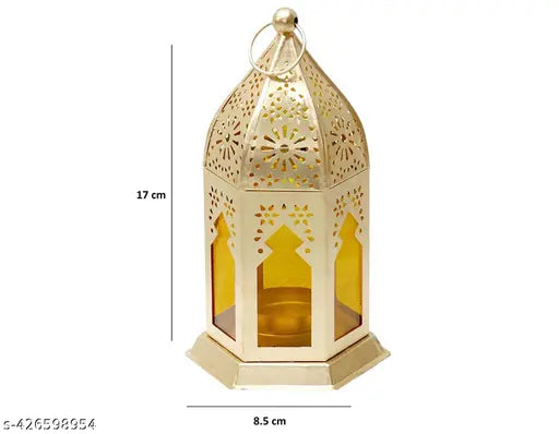 Deco Crafts - Metal Moraccan Lanterns for Hanging & Table Top ( PACK OF 02 PCS ) Home, Office, Restaurant & Hotel Use !!! SHOP NOW !!!