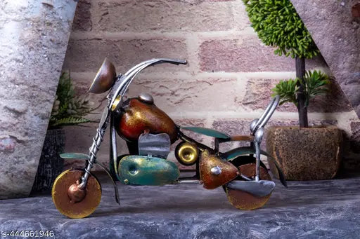 Malik Designs Handmade Metal Bike Antique for Home Decoration, Living Room Bedroom