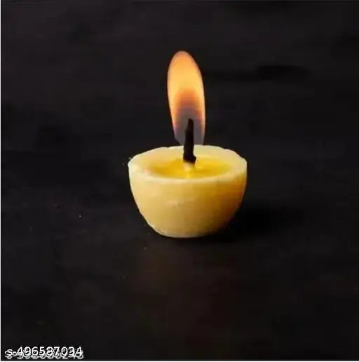 Pure Ghee Diya batti 50 pcs set for Puja Pure Cow Ghee Diya Wax Free Terracotta Clay Diya Batti Upto 30 Minutes Burn Time Pack of 50