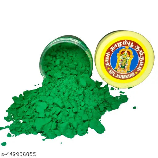 Madurai Thalampoo spl lakshmi Kubera Kumkum (Green)60gms