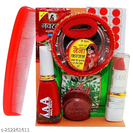 Navratri MATA ka shringar kit/Suhag Kit/ - Devi Solah Shringar Kit with 21 Shringars(Items)