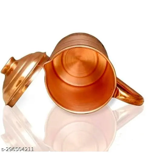 Copper Water JUG 1.5 L for Water Storage, Health Benefits, Gift Purpose