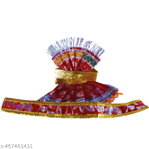 8-Inch Devotional Dress Set for Jagannath, Balabhadra, Subhadra