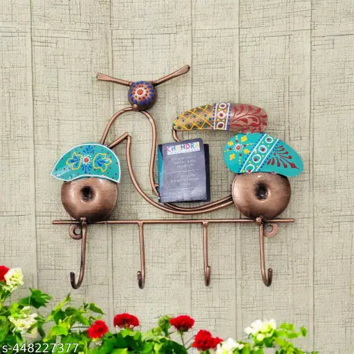 Scooter Key Holder Premium Handmade Wall Art