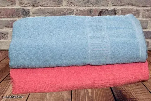 100% Cotton Ultra Soft, Super Absorbent, Antibacterial  Towel Set, 600 GSM, Size 30*60 inch (Multicolor)- Pack of 2