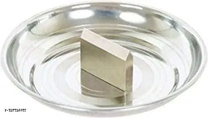 Stainless Steel coconut breaker/Cracker Tray and Peeler Rod (Set of 2)