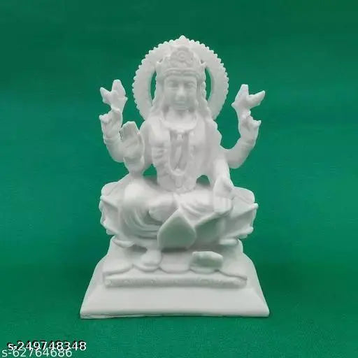 Laxmi Ganesha Idol Marble Murti For Puja Home Diwali Decoration Gifts Hindu Goddess Lakshmi Ganesh Idol Showpiece Statue for Home Pooja Room Temple Mandir Office