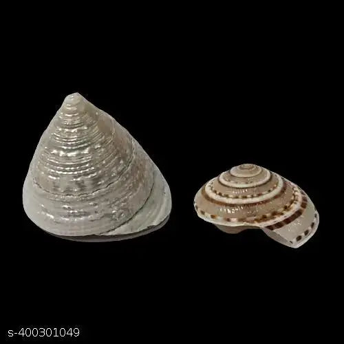 maha saving offer Vincare-Lakshmi Cowrie  / Gomati Chakra / Vishnu sudharshan Chakra / Lakshmi Shankh For Pooja (pack of 4)