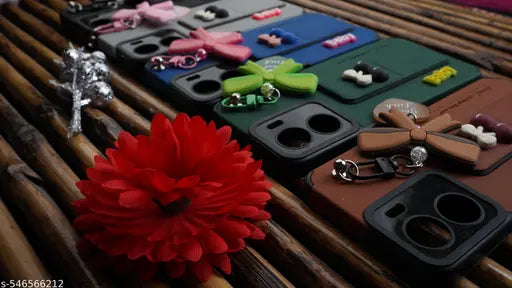 Y01/Y15s/Y15c 4G Aykiz Presented Hanging Cute Keychain Magnetic Stand Strap Back Cover Black