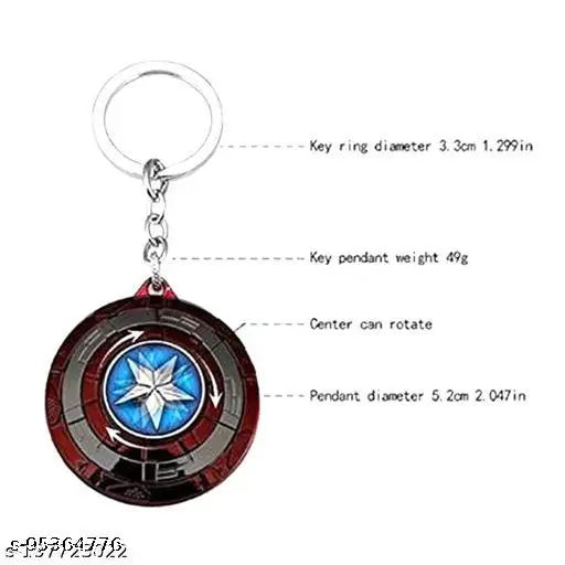 Stylish Men Multi Color Metal Bike Keychain (Pack-1)
