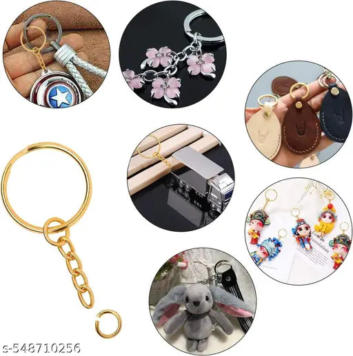 High Quality Metal Golden 20 + Silver 20 Pcs Multipurpose Keychain