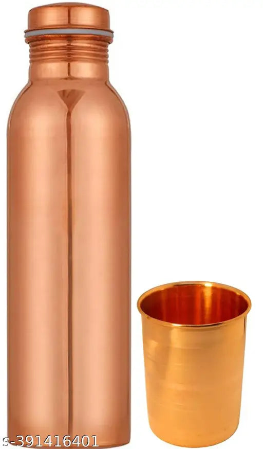 Forgex 1 Litre Copper Bottle With Copper Glass FG09